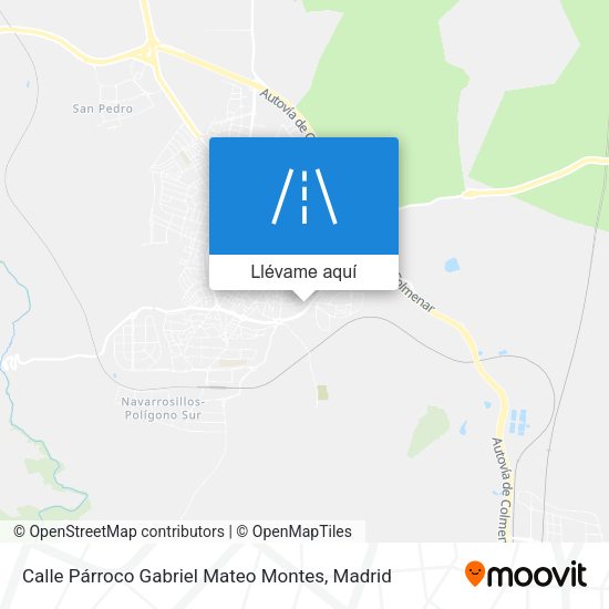 Mapa Calle Párroco Gabriel Mateo Montes