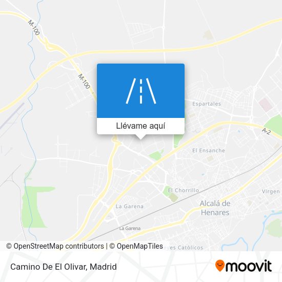 Mapa Camino De El Olivar