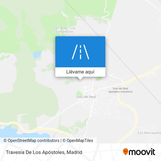 Mapa Travesía De Los Apóstoles
