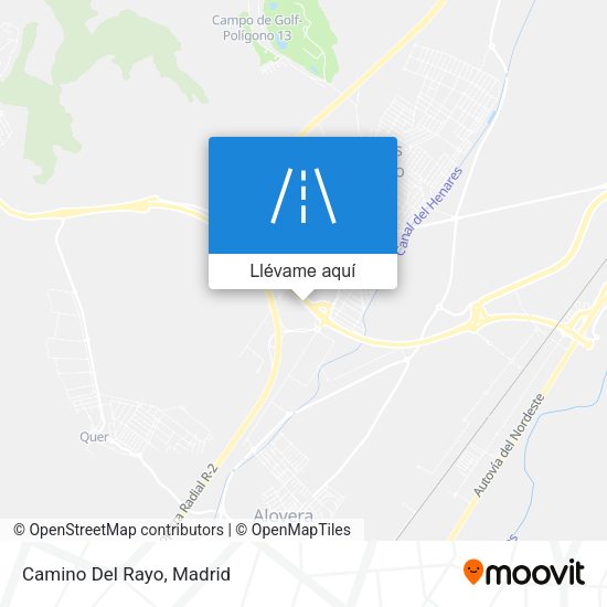 Mapa Camino Del Rayo