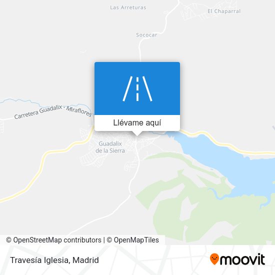 Mapa Travesía Iglesia