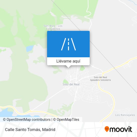 Mapa Calle Santo Tomás
