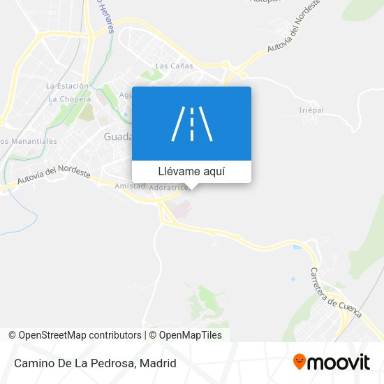 Mapa Camino De La Pedrosa
