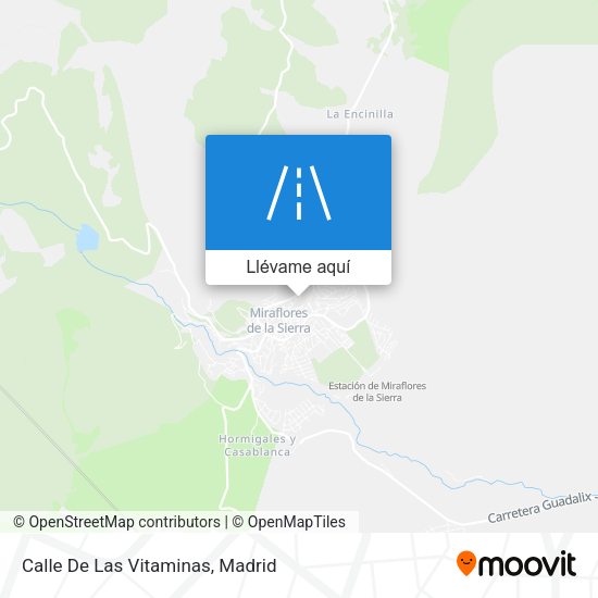 Mapa Calle De Las Vitaminas