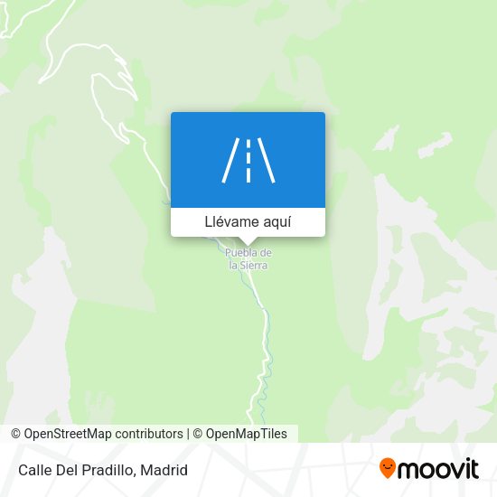 Mapa Calle Del Pradillo