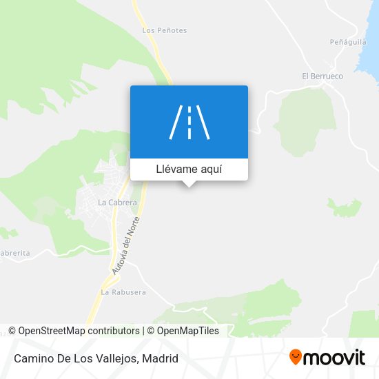 Mapa Camino De Los Vallejos