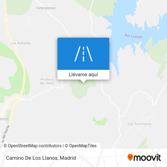 Mapa Camino De Los Llanos