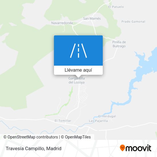 Mapa Travesía Campillo
