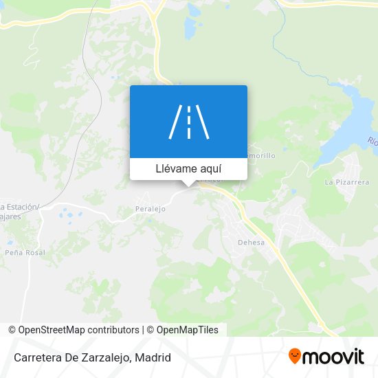 Mapa Carretera De Zarzalejo