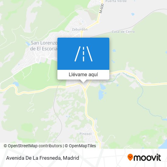 Mapa Avenida De La Fresneda