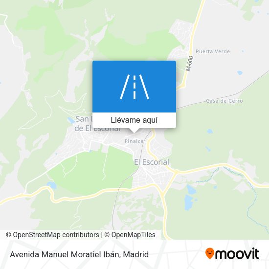 Mapa Avenida Manuel Moratiel Ibán
