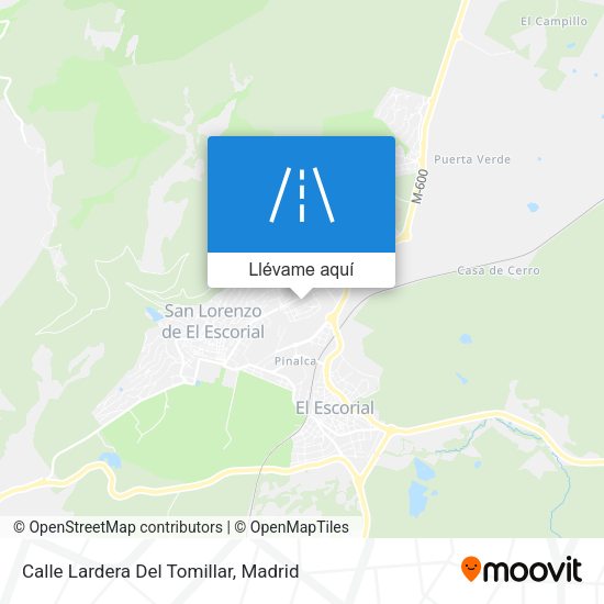 Mapa Calle Lardera Del Tomillar