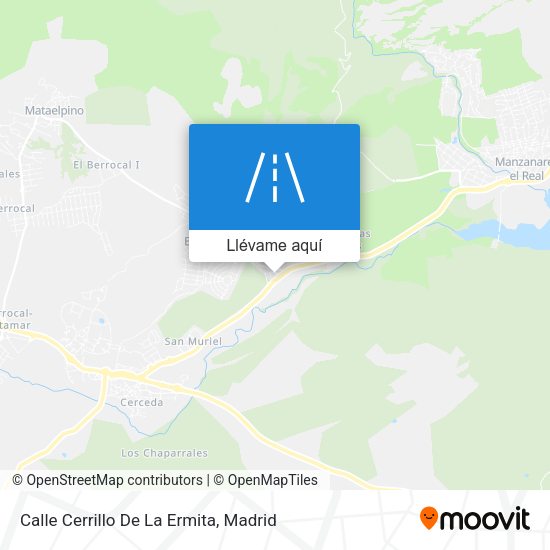 Mapa Calle Cerrillo De La Ermita