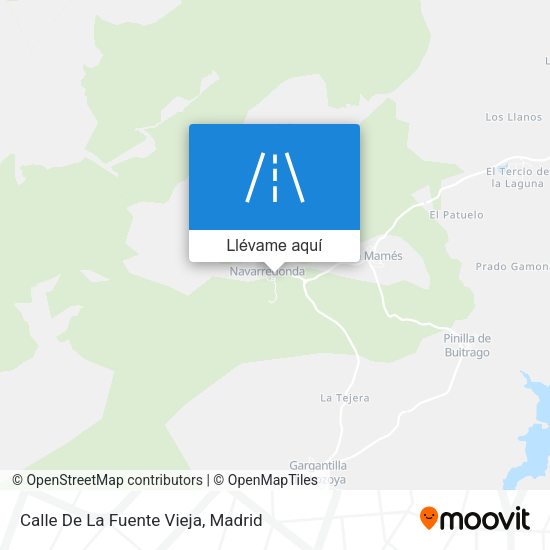 Mapa Calle De La Fuente Vieja