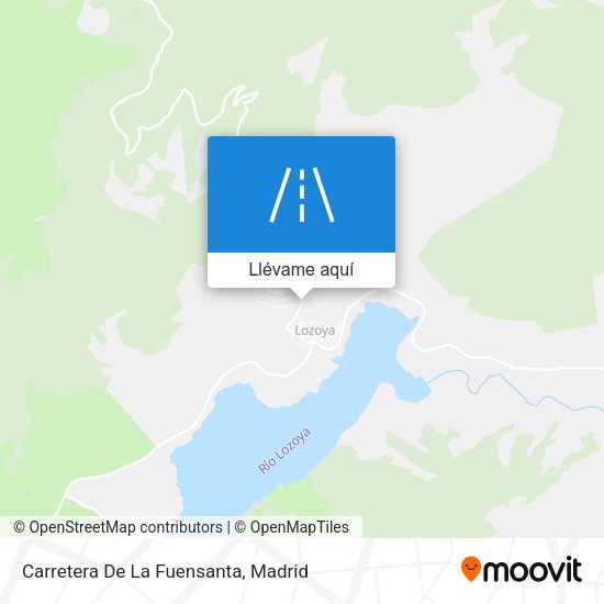 Mapa Carretera De La Fuensanta