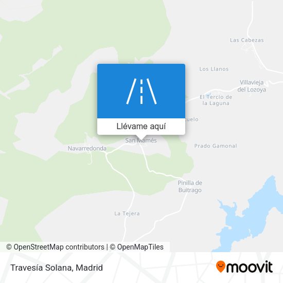Mapa Travesía Solana
