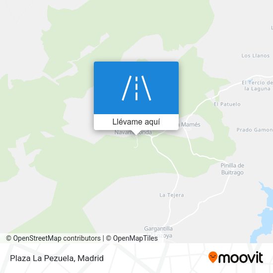 Mapa Plaza La Pezuela