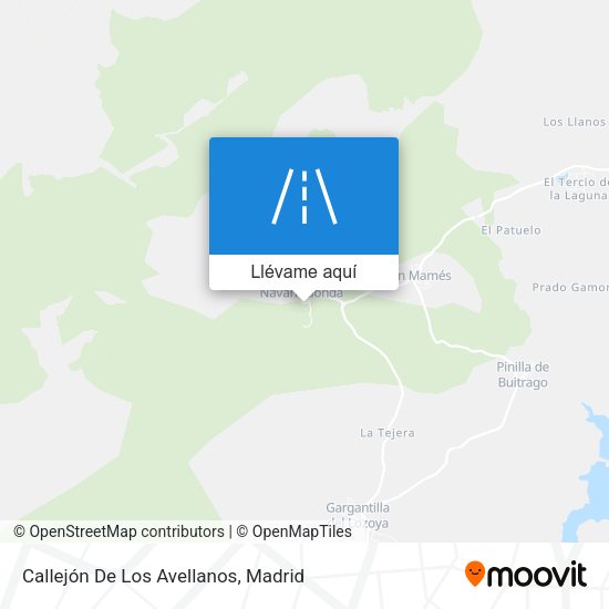 Mapa Callejón De Los Avellanos