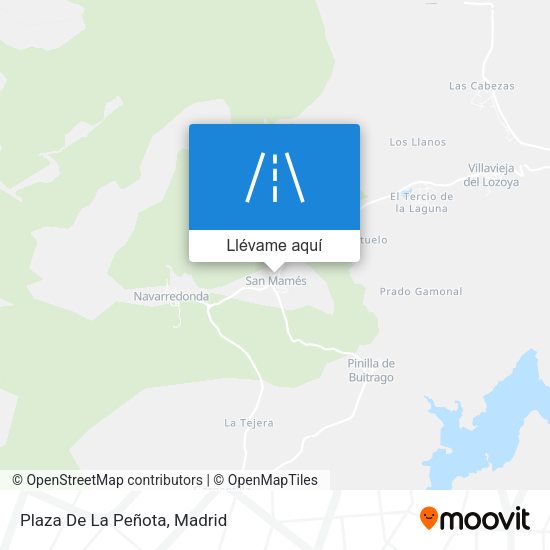 Mapa Plaza De La Peñota