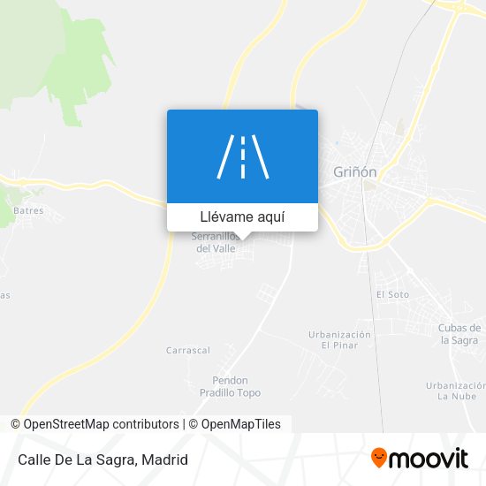 Mapa Calle De La Sagra