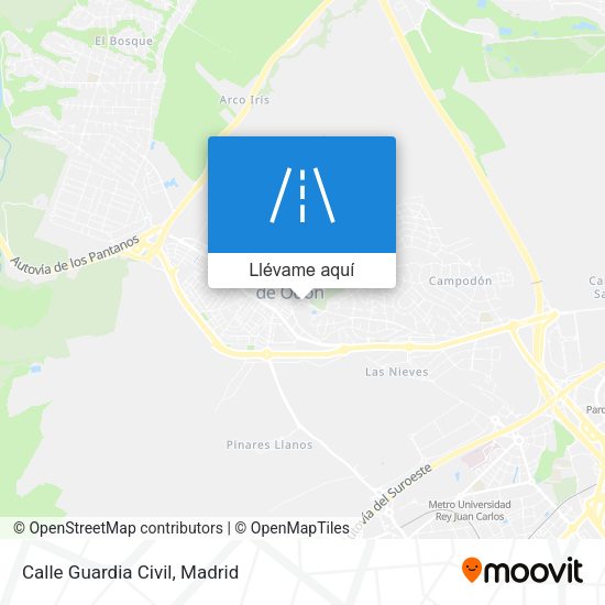 Mapa Calle Guardia Civil