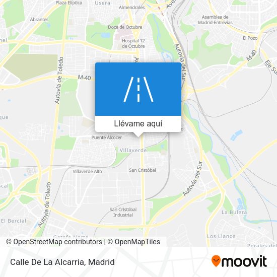 Mapa Calle De La Alcarria