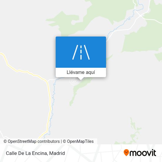 Mapa Calle De La Encina