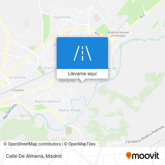 Mapa Calle De Almería