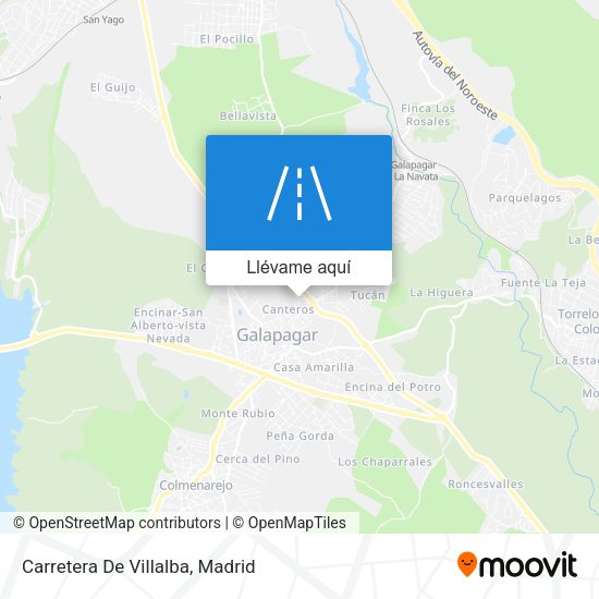 Mapa Carretera De Villalba