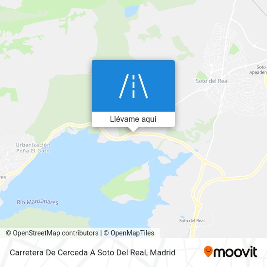 Mapa Carretera De Cerceda A Soto Del Real