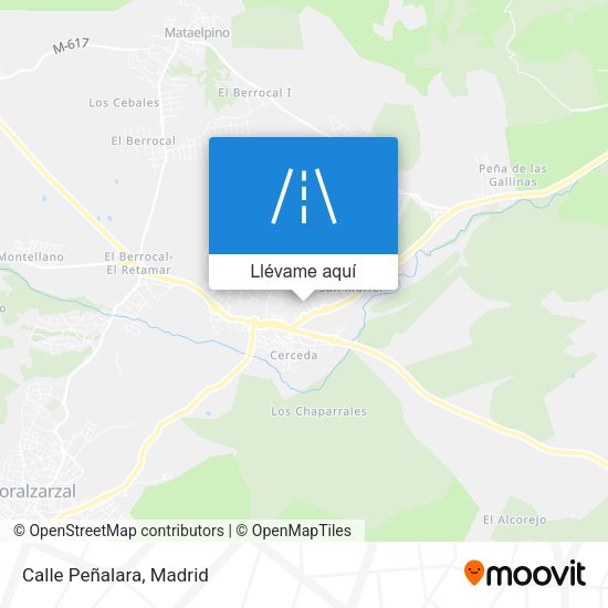 Mapa Calle Peñalara