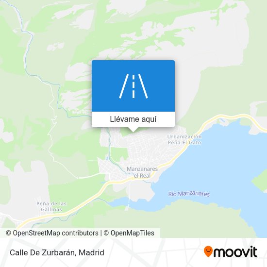 Mapa Calle De Zurbarán