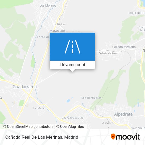 Mapa Cañada Real De Las Merinas