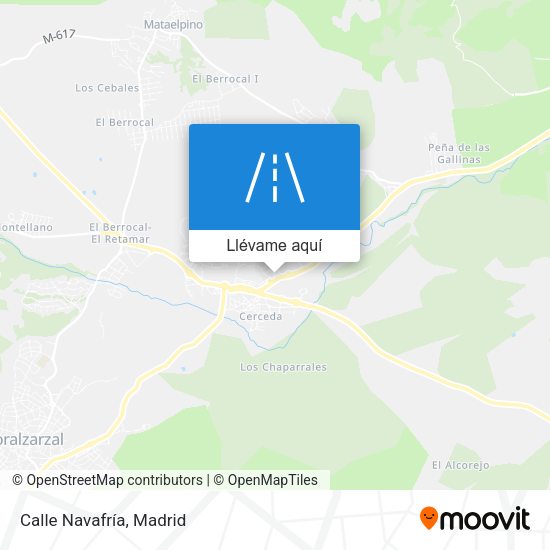 Mapa Calle Navafría