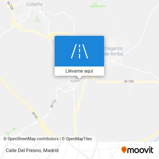 Mapa Calle Del Fresno