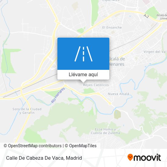 Mapa Calle De Cabeza De Vaca