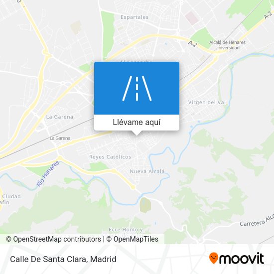 Mapa Calle De Santa Clara
