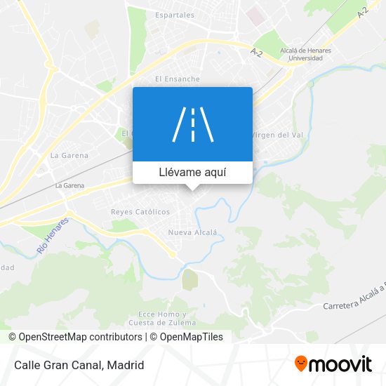 Mapa Calle Gran Canal