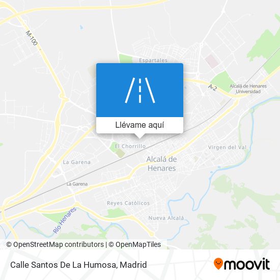Mapa Calle Santos De La Humosa