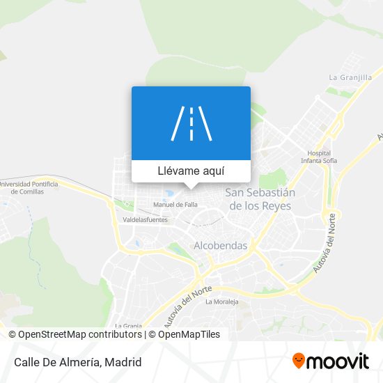 Mapa Calle De Almería