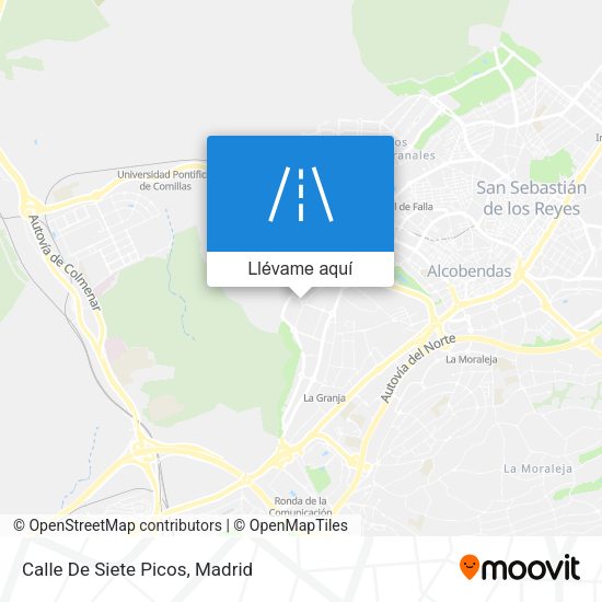Mapa Calle De Siete Picos