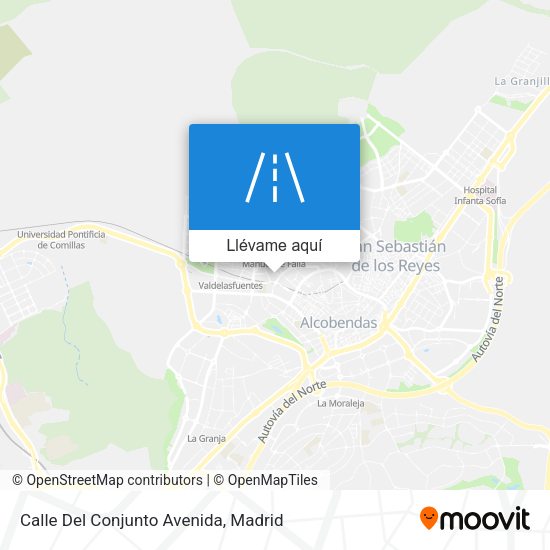 Mapa Calle Del Conjunto Avenida
