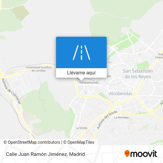 Mapa Calle Juan Ramón Jiménez