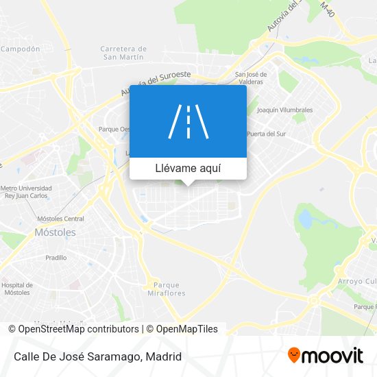 Mapa Calle De José Saramago