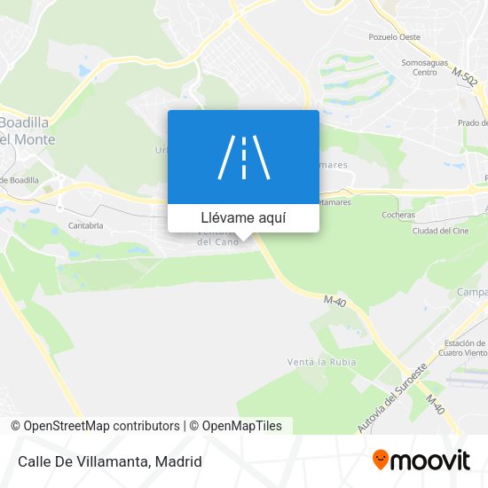Mapa Calle De Villamanta