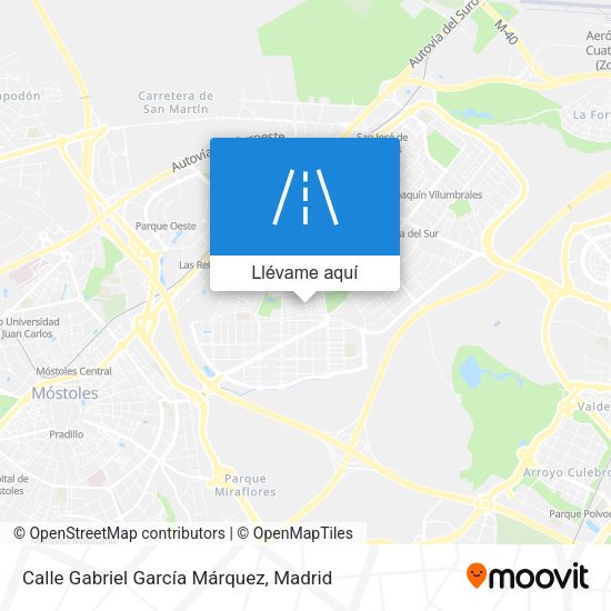 Mapa Calle Gabriel García Márquez