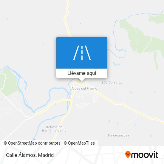 Mapa Calle Álamos