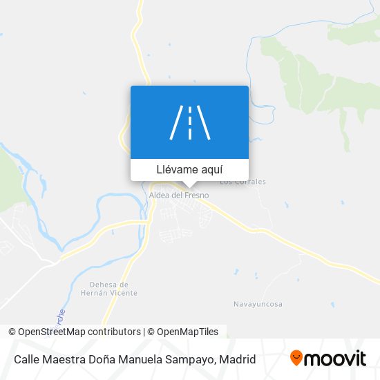 Mapa Calle Maestra Doña Manuela Sampayo