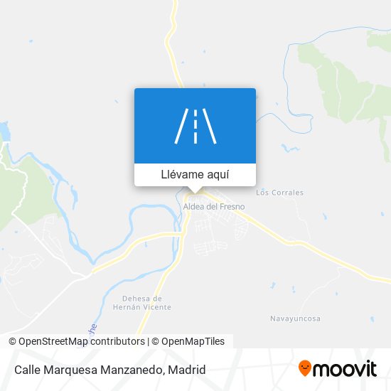 Mapa Calle Marquesa Manzanedo