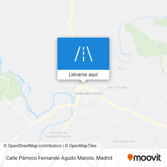 Mapa Calle Párroco Fernando Agudo Maroto